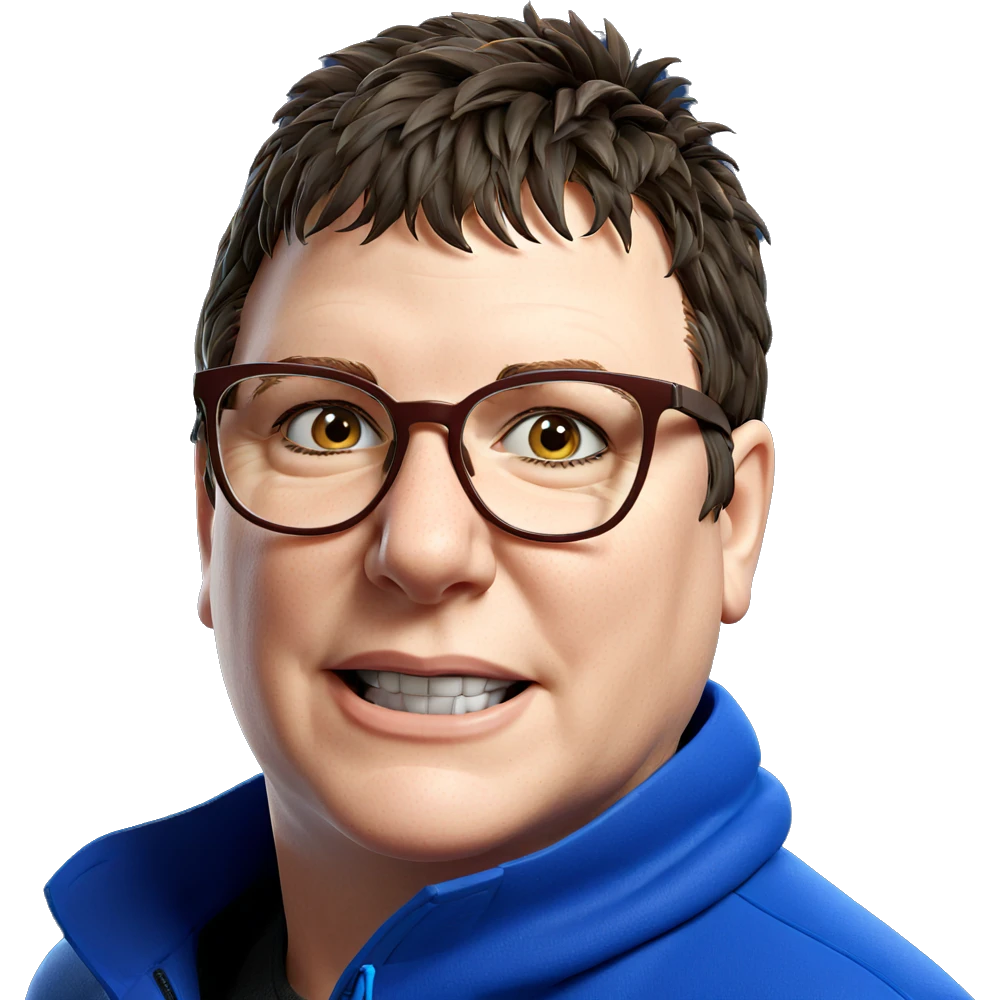 portrait of a boy with glasses emoji