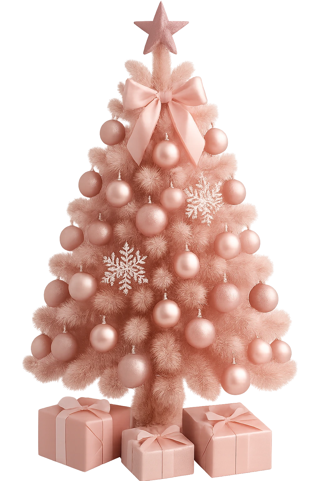 Pink christmas, remove background emoji