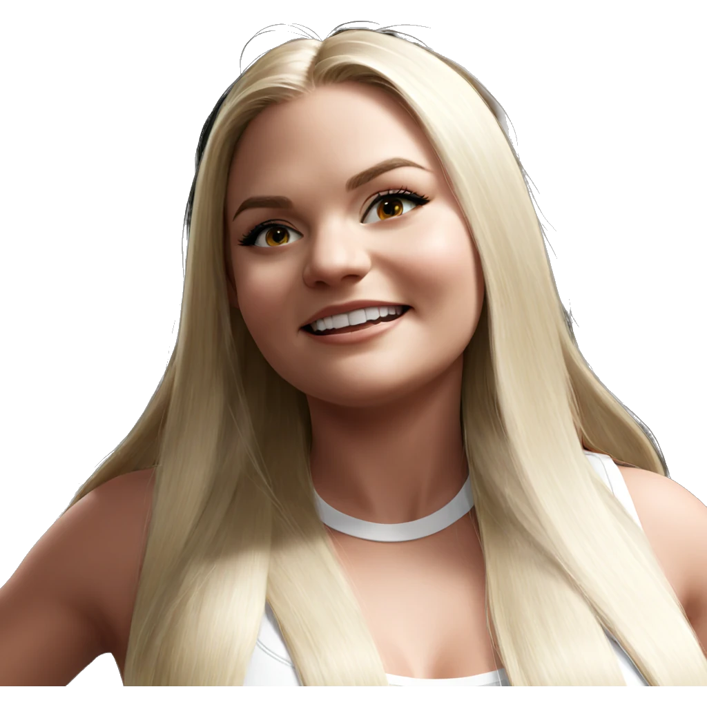 blonde girl with long hair emoji