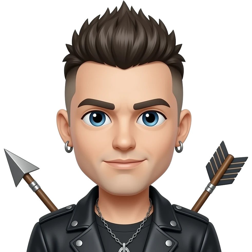 Arrow punk emoji