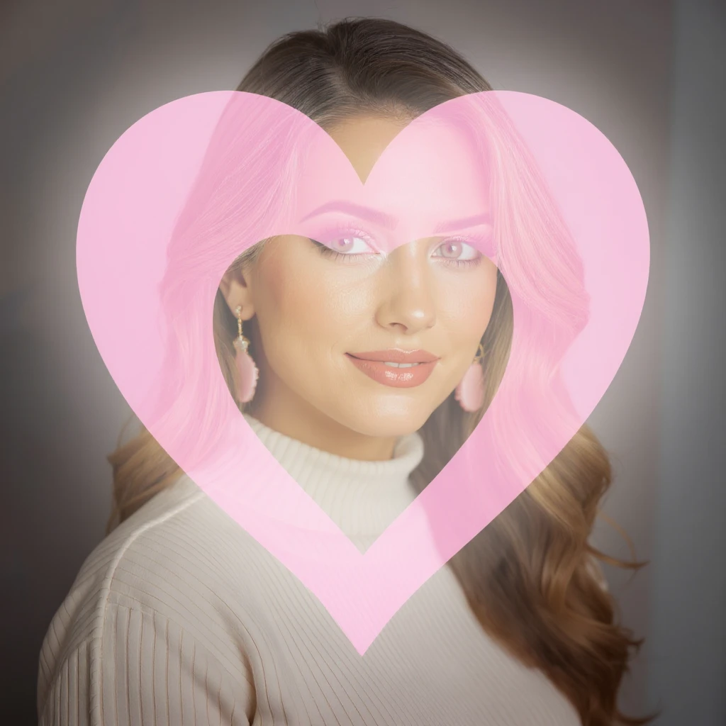 Remove background, keep edges crisp, pastel food heart emoji in professional photography style with no background. emoji
