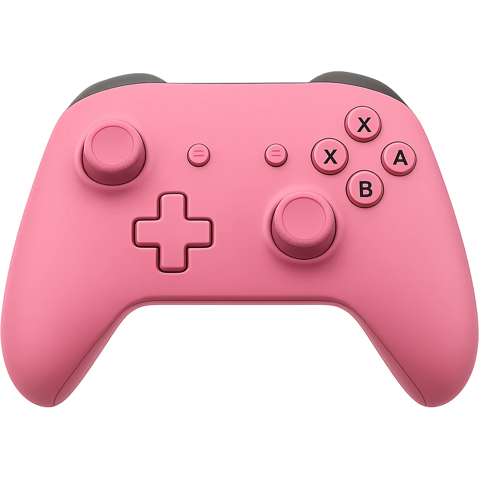 pink game controller emoji