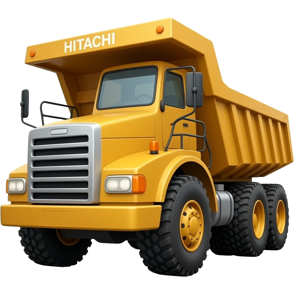 Hitachi mine truck emoji