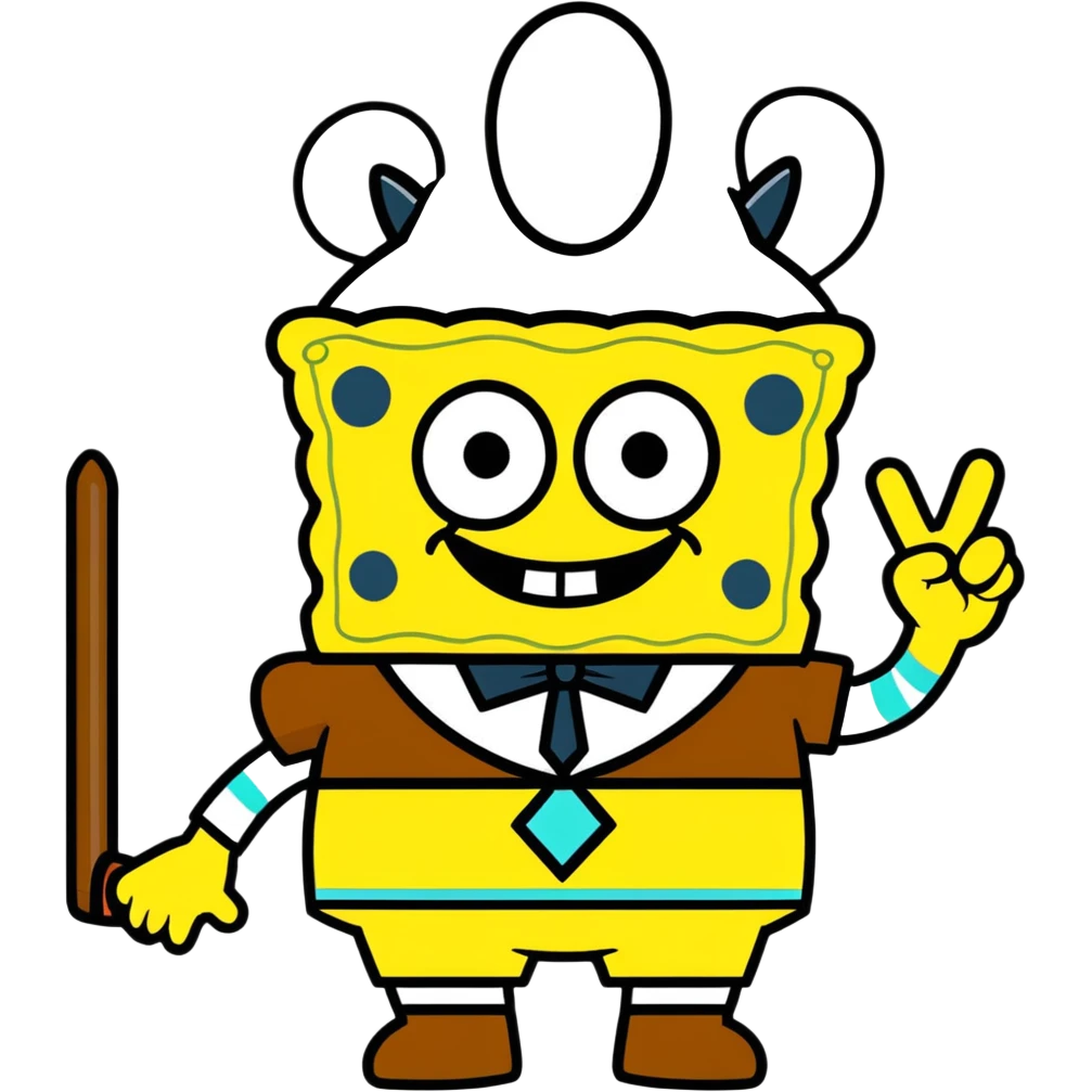 Evil SpongeBob emoji