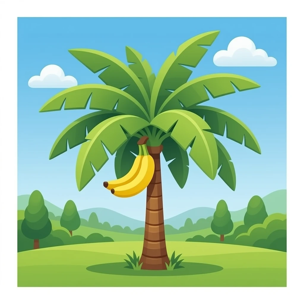 Banana tree emoji