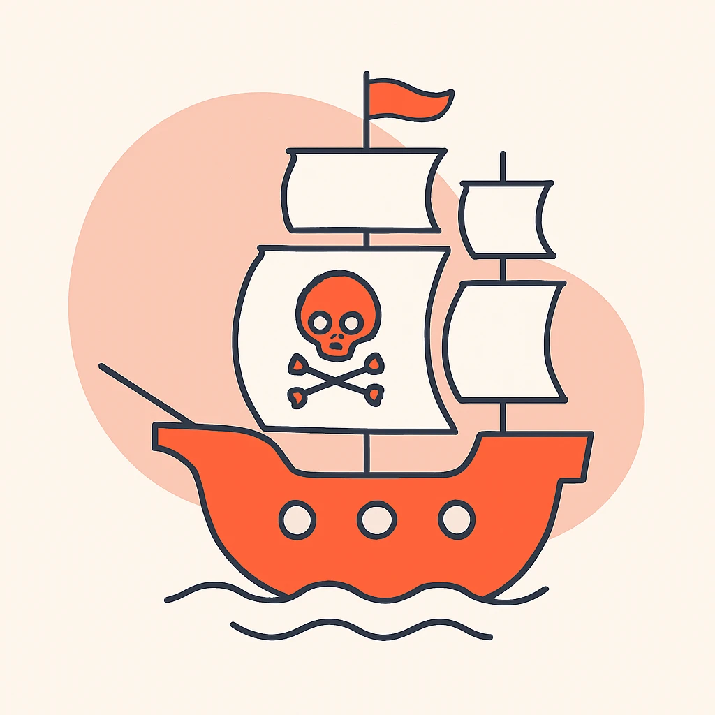 pirate ship emoji