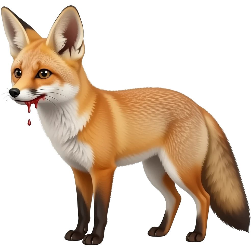 murdered  fennec fox emoji