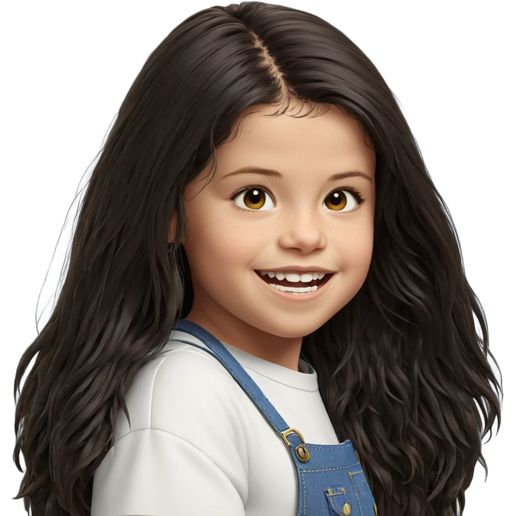 happy girl with long hair emoji