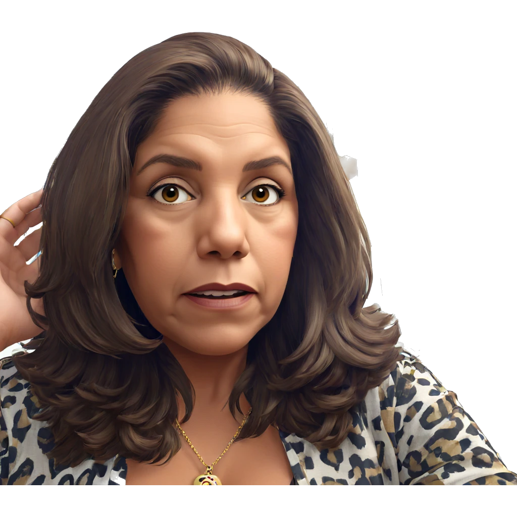 brown haired girl in jewelry emoji