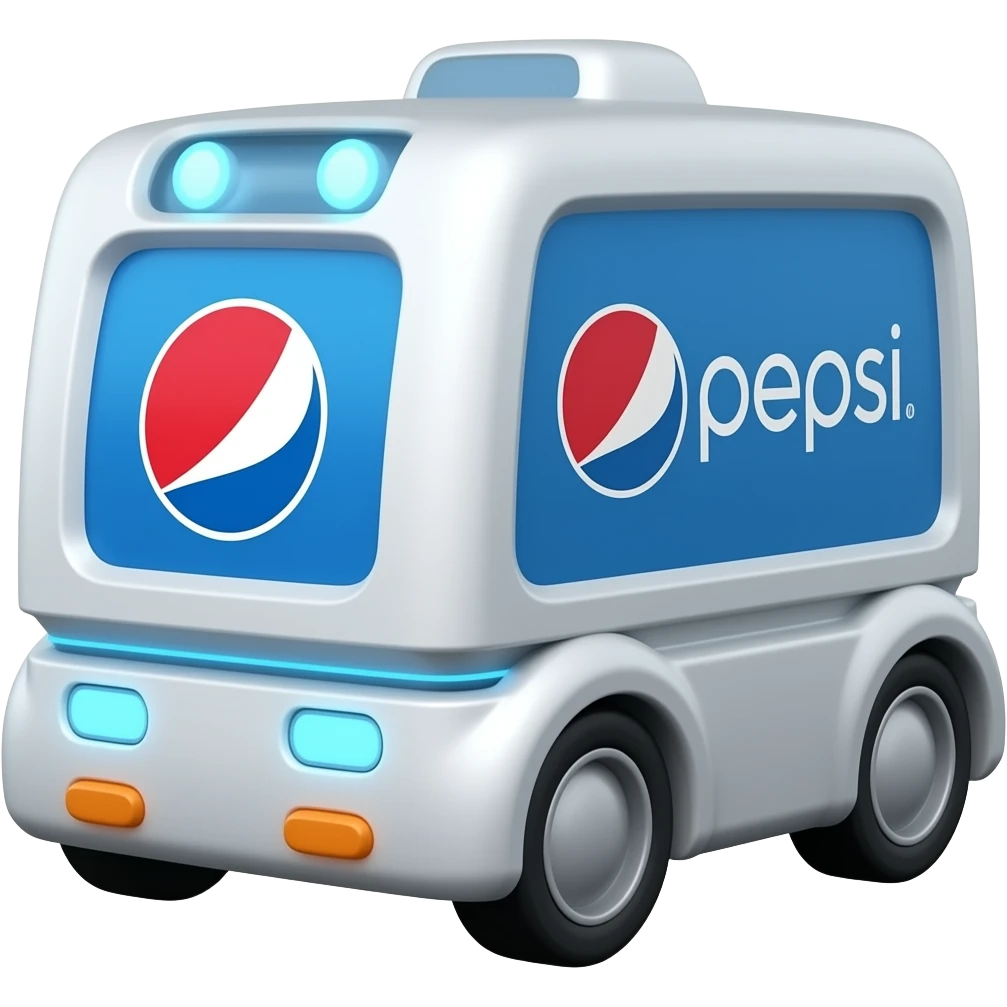 pepsi delivery robot emoji