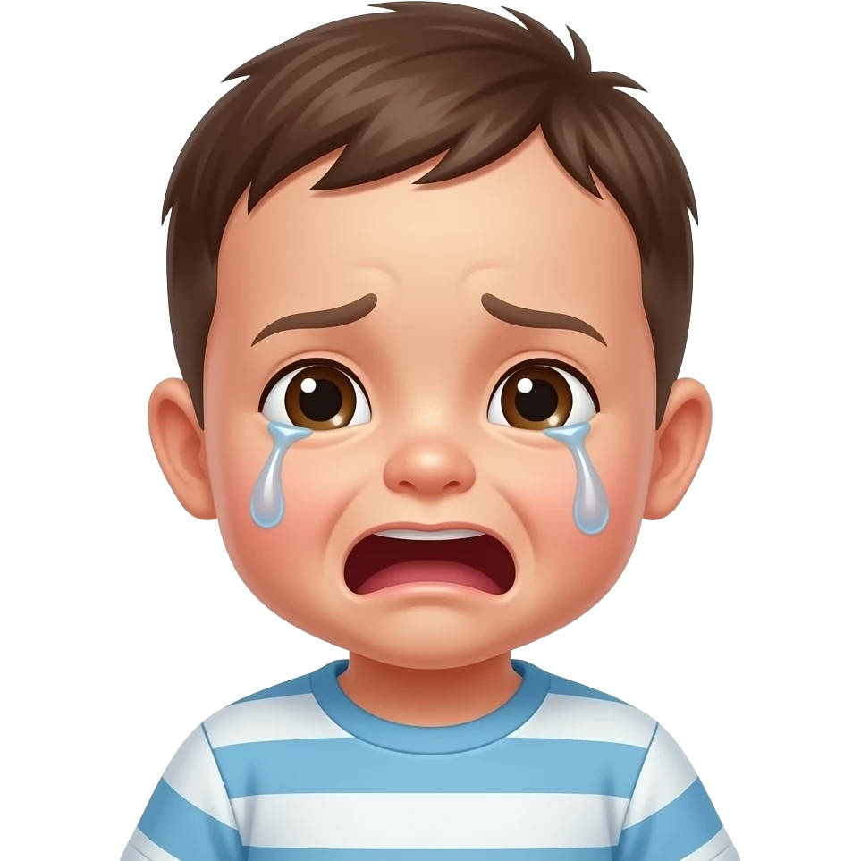 baby crying emoji