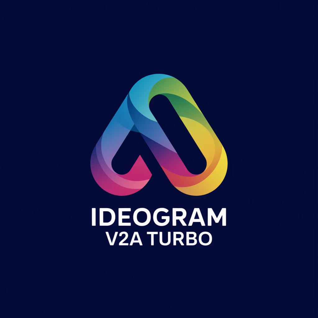 make a colorful logo of "Ideogram V2a Turbo" emoji