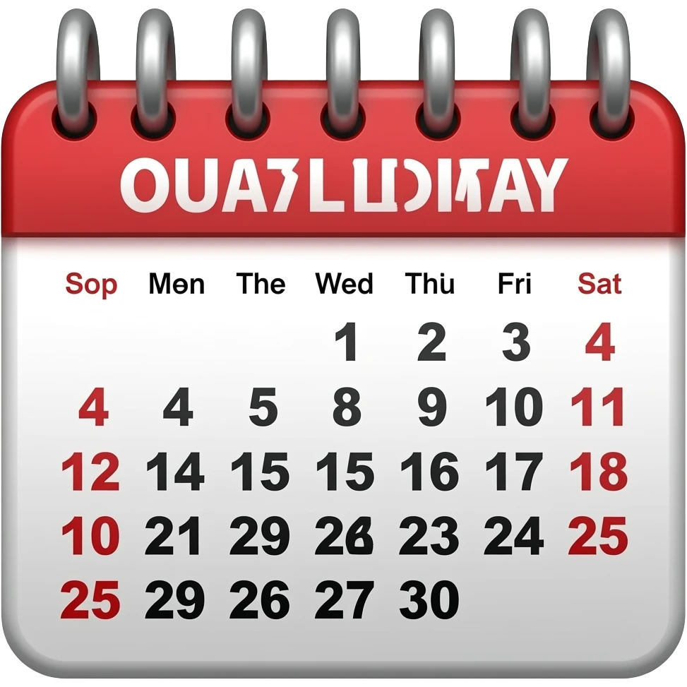 holiday calendar emoji