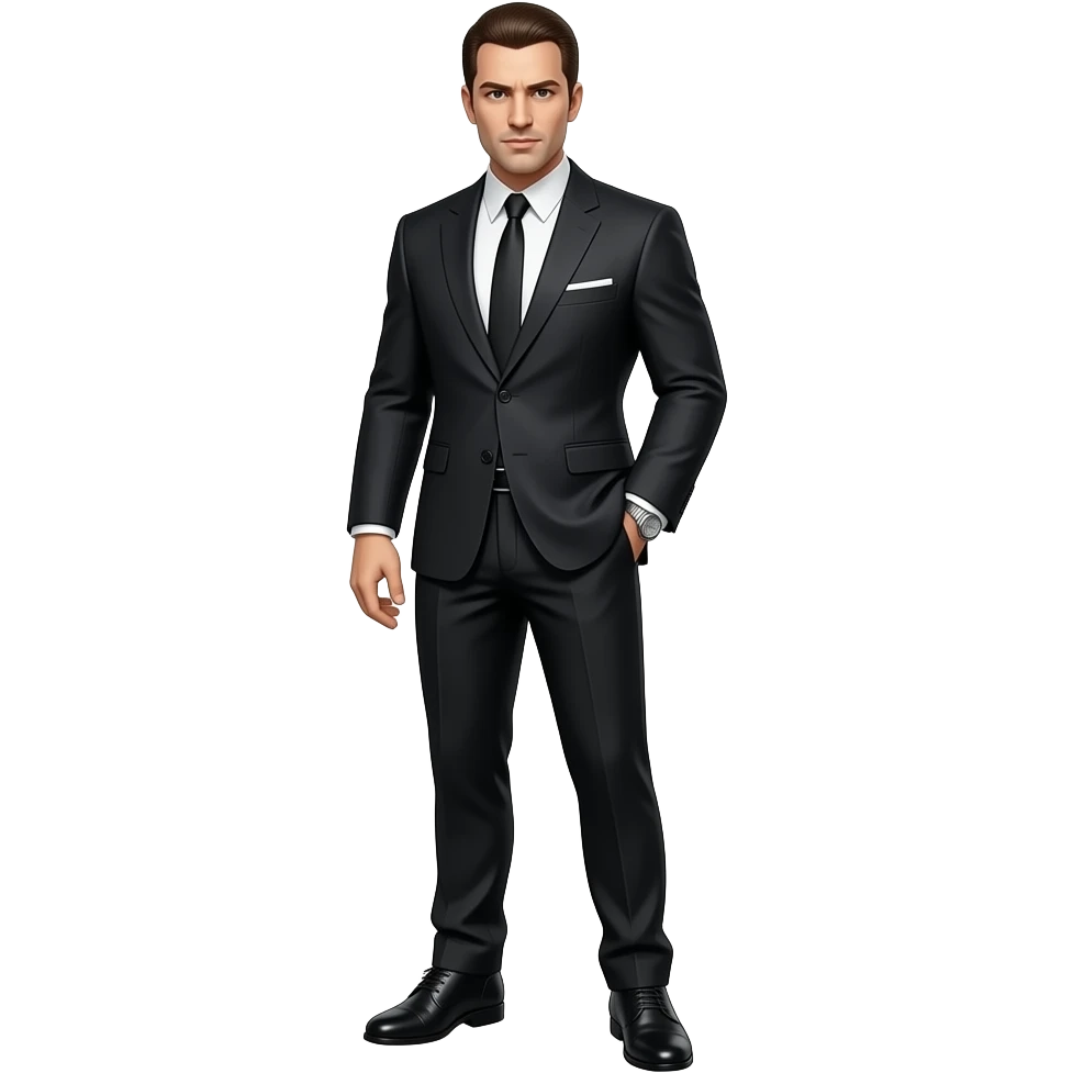 agent 47 fashionable emoji