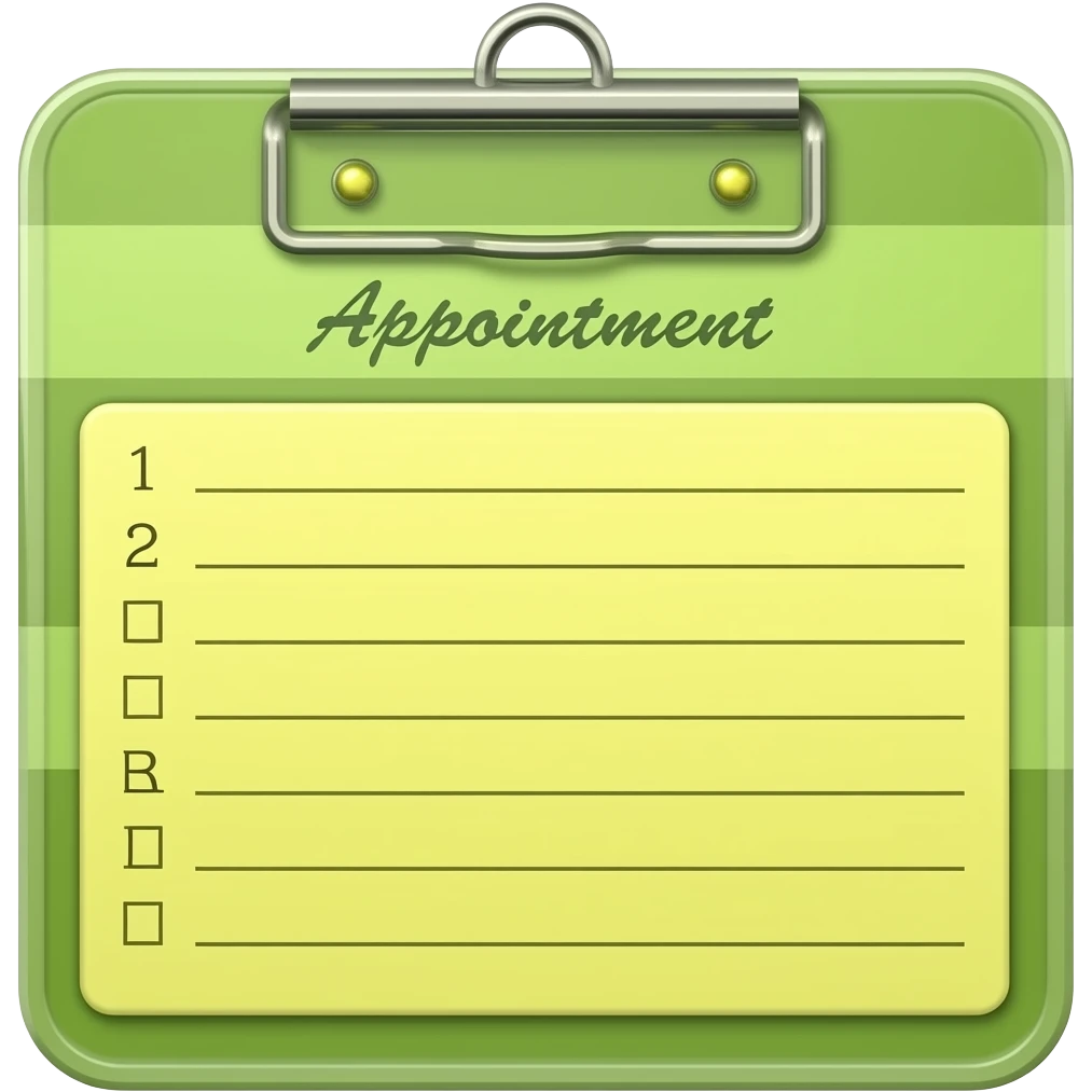 green yellow Appointment tablet on salon beauty inspired by Barbie colour pallete emoji