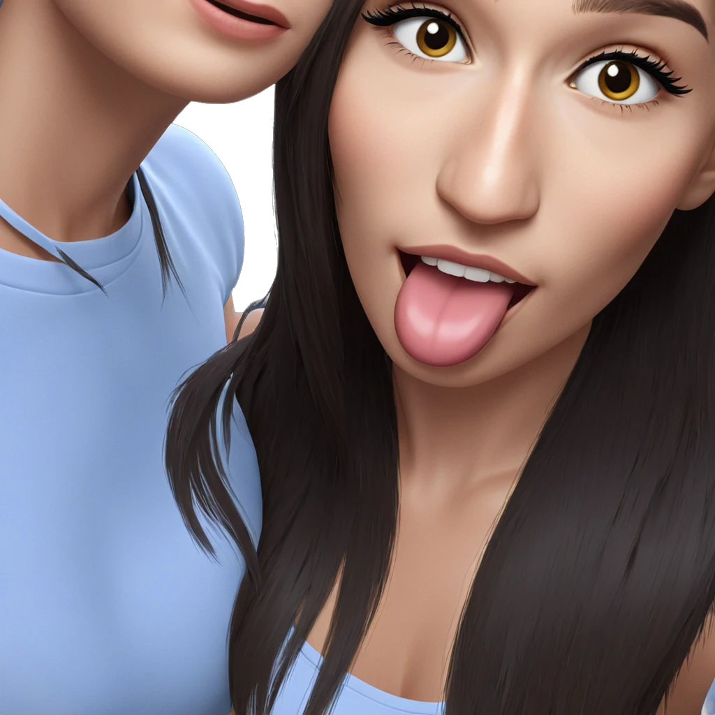 realistic portrait of girl emoji