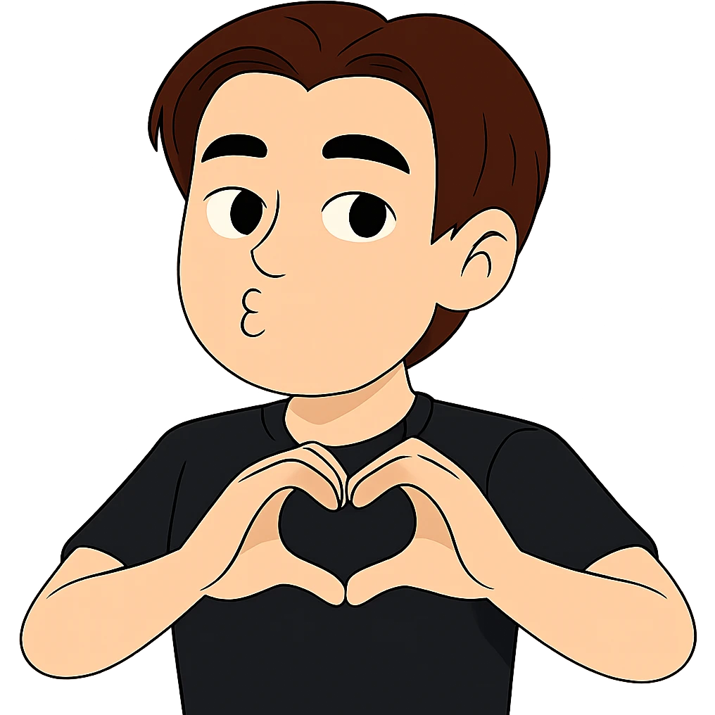 Change the hair color to a rich brown shade matching the hair color of the person in the fourth image, keep everything else the same, transparent background. emoji