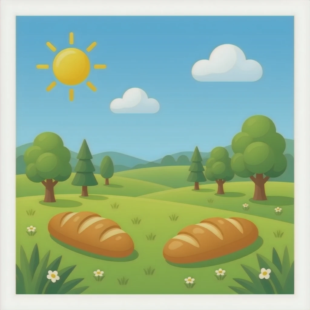 vector flat Bakery emoji