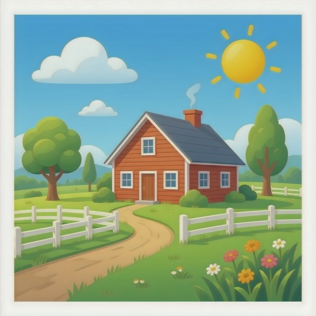 farm house emoji