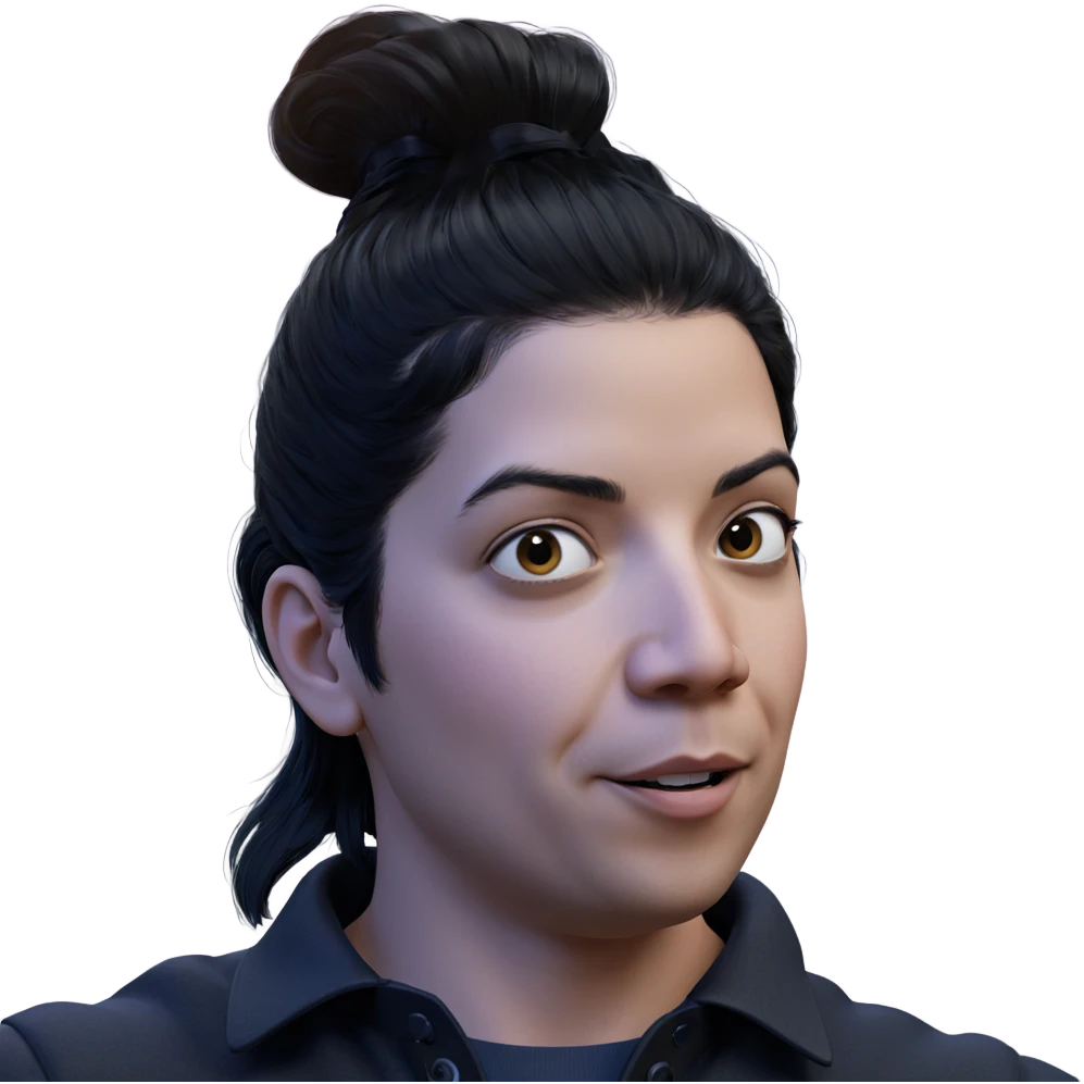 black haired boy portrait emoji