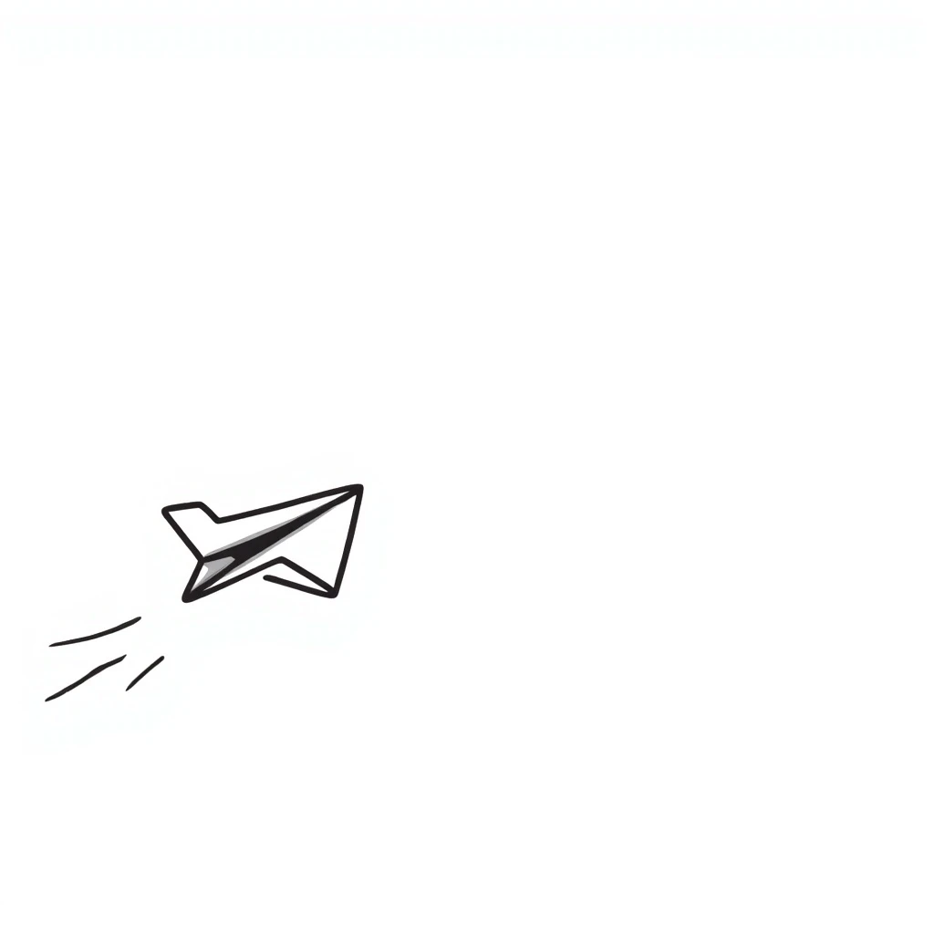 paper airplane emoji