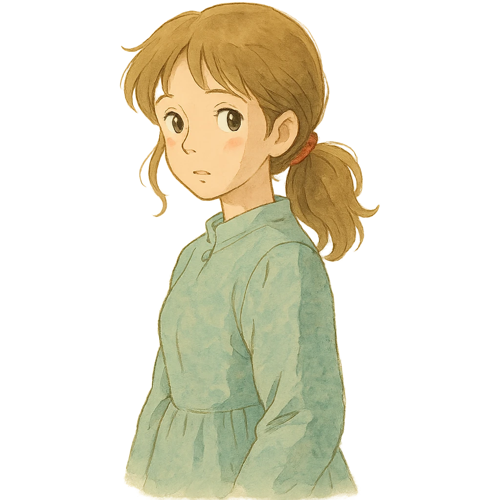article illustration in ghibli style, soft colors, gentle lighting emoji