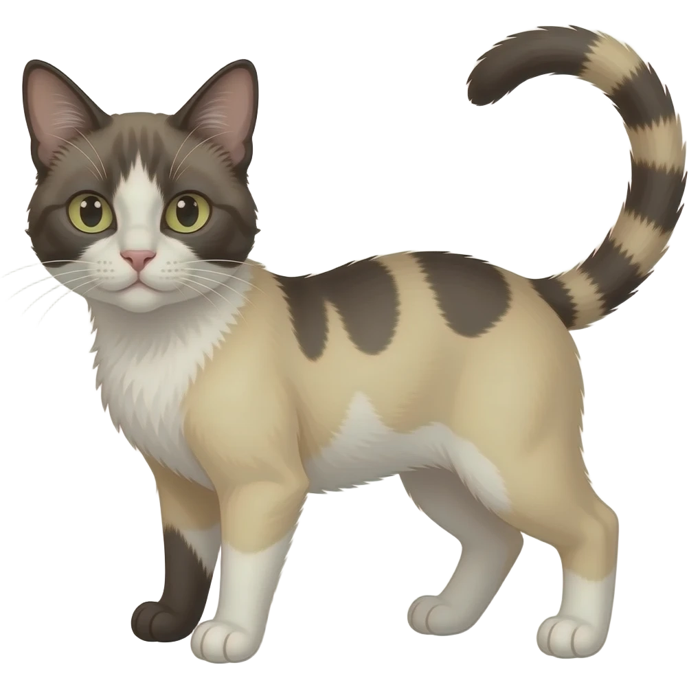Skookum-Kinkalow-Munchkin-Minskin-Bambino-Lambkin-Cat-Napoleon-Cat-hybrid emoji