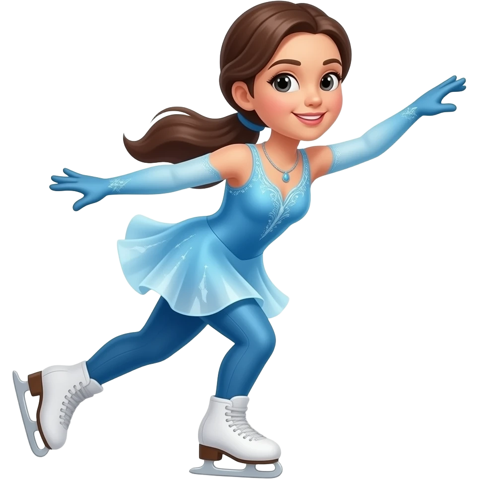 Ice skater emoji
