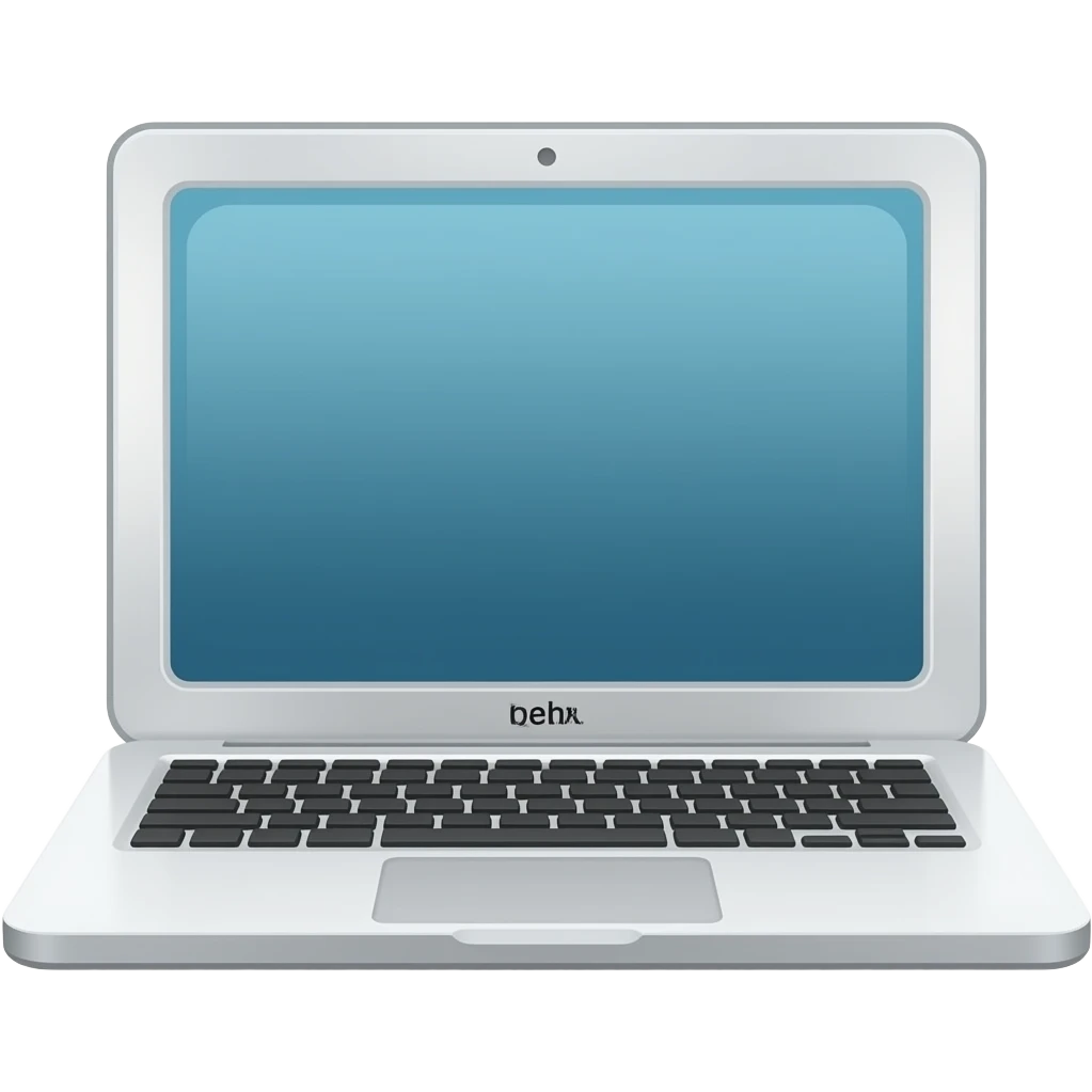 white laptop emoji emoji