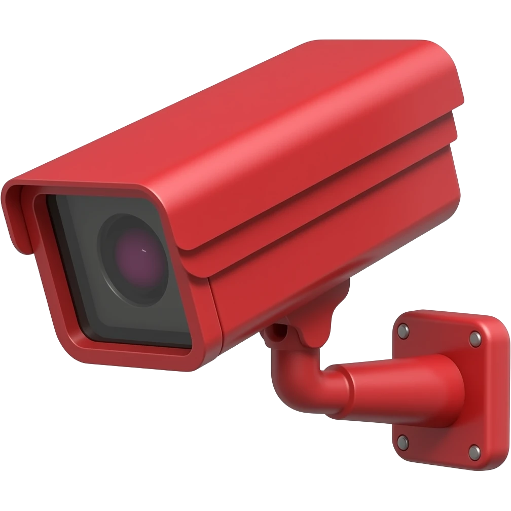CCTV red emoji