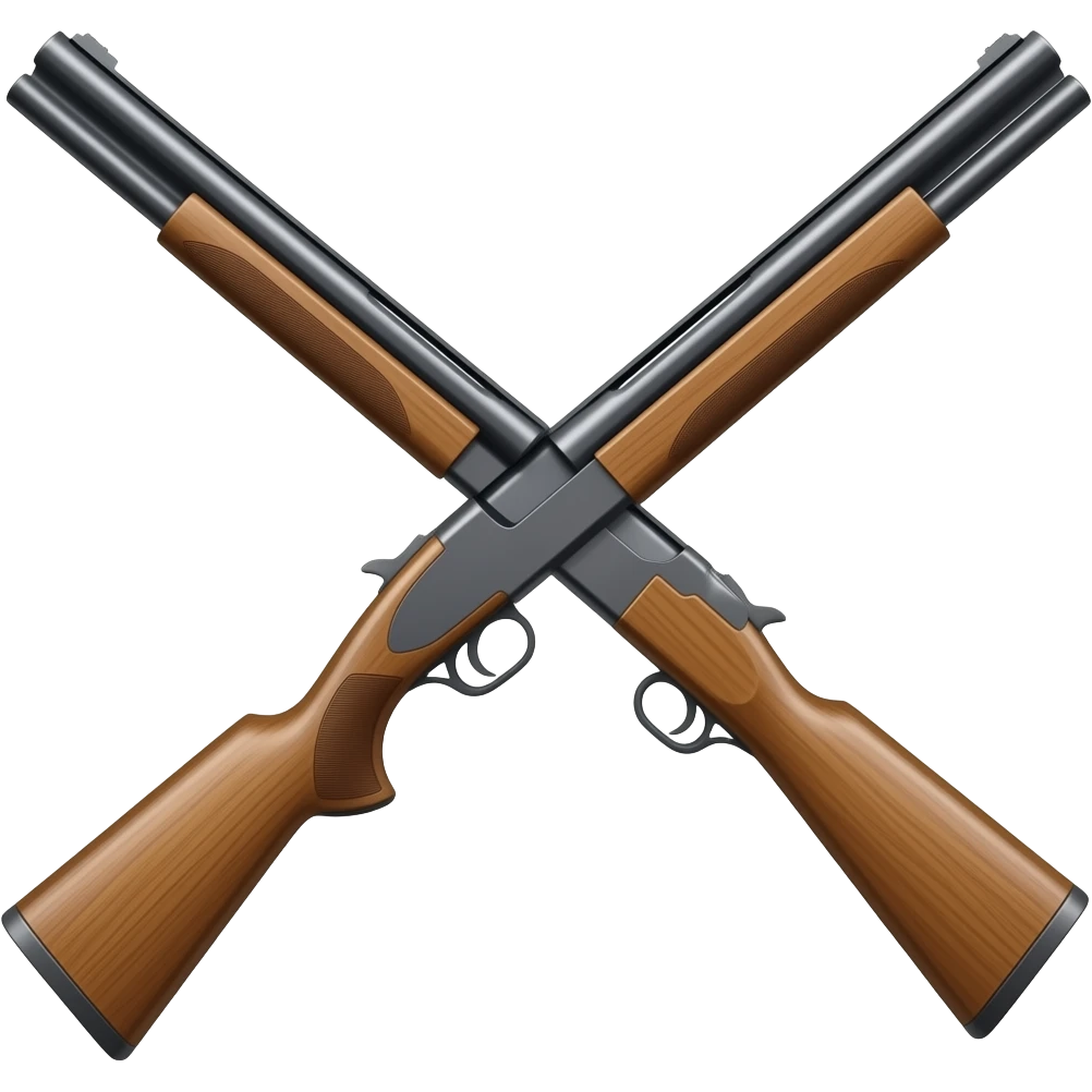 Shotgun to the left diagonal emoji