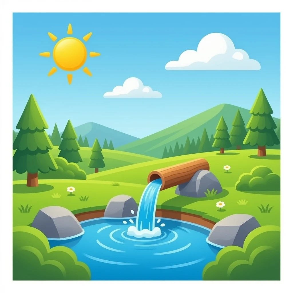 Manantial de agua emoji