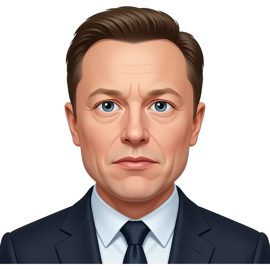 elon musk confused with questions emoji