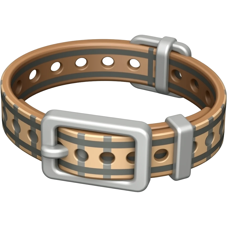 Collier de chien en emoji sans le chien et moins "ia" emoji