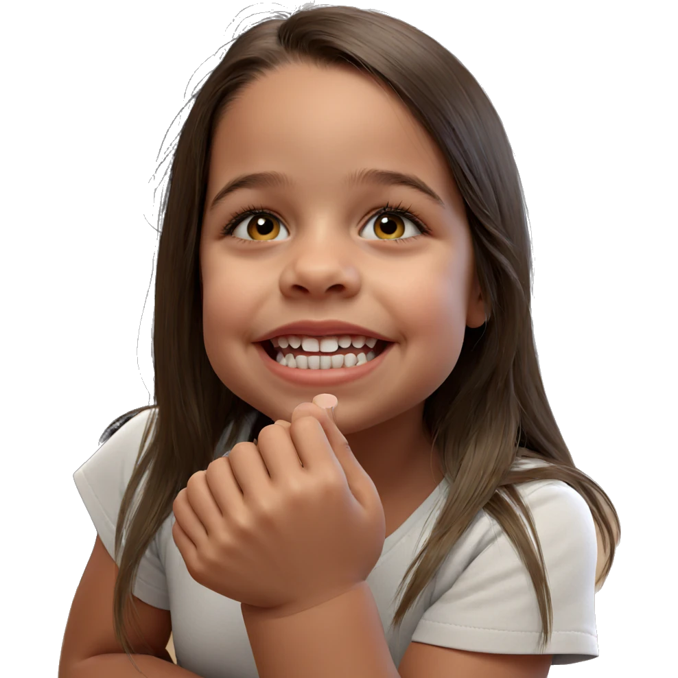 realistic portrait of girl emoji