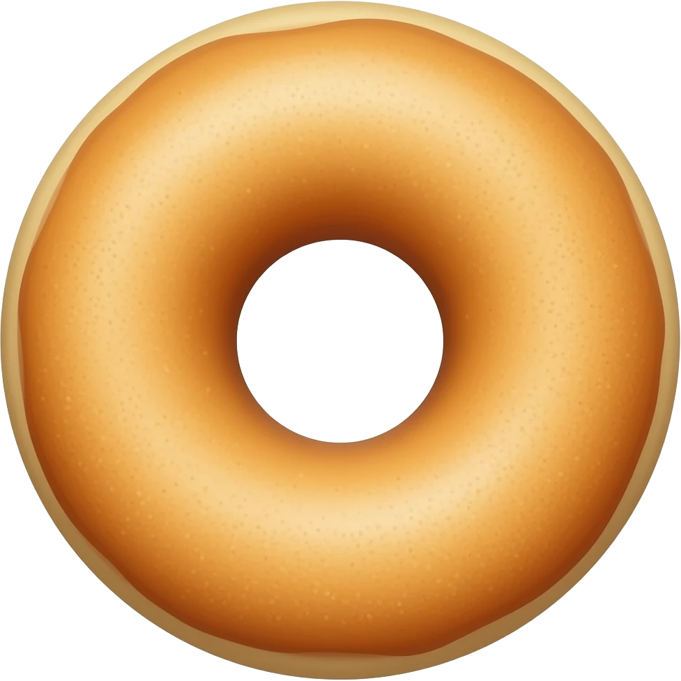 but add a hole in the middle emoji