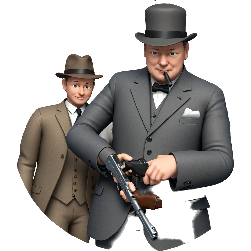 dapper boys with guns emoji