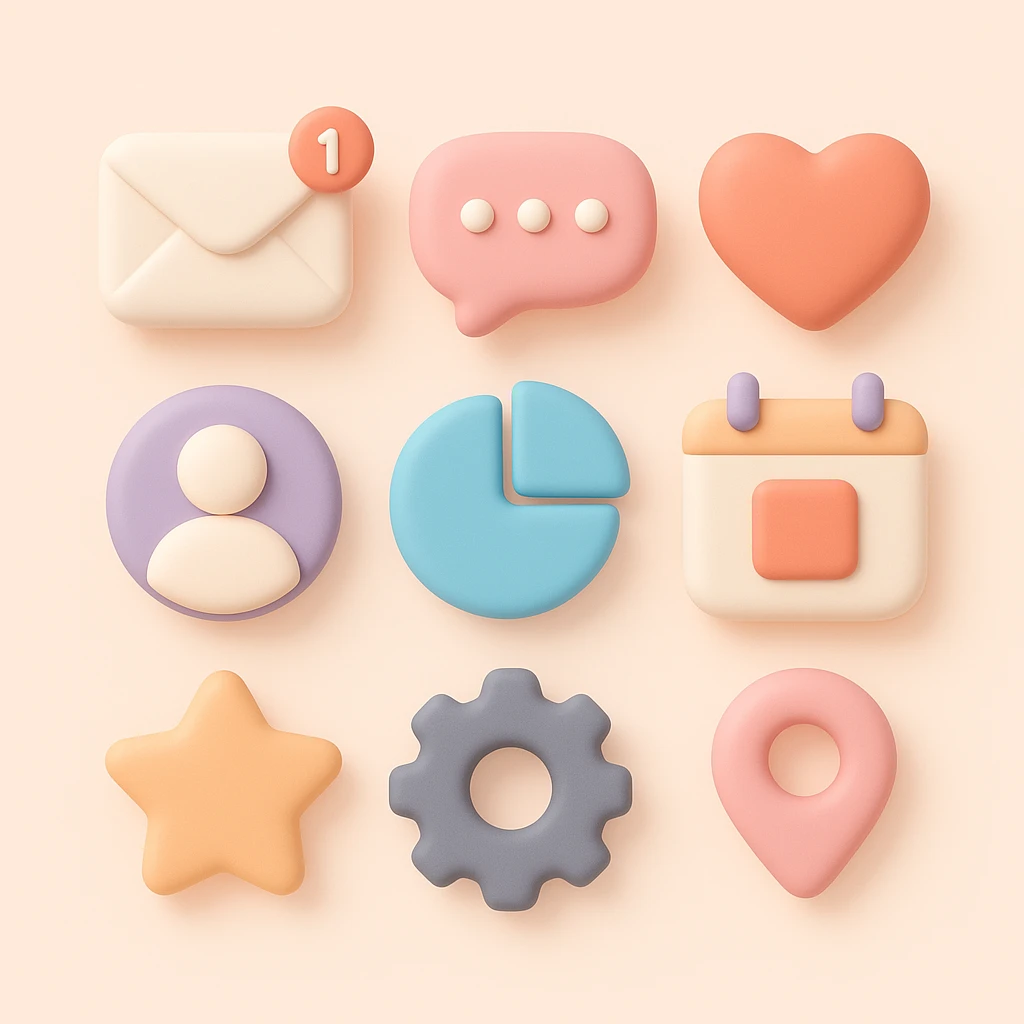 Create attached in mochi style emoji