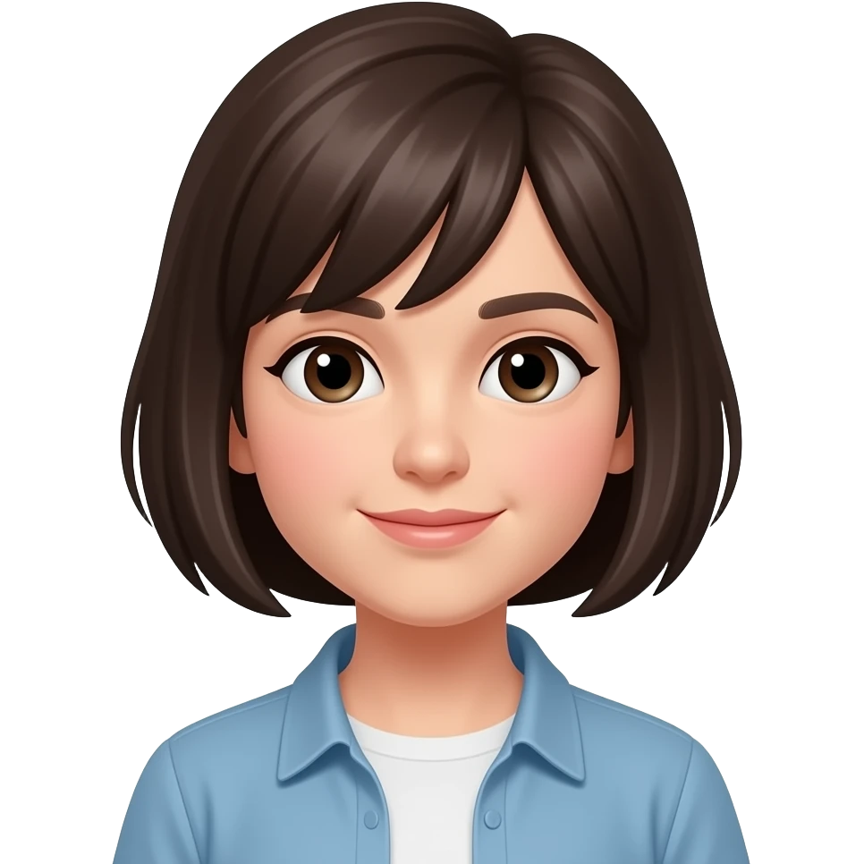 shorter hair style emoji