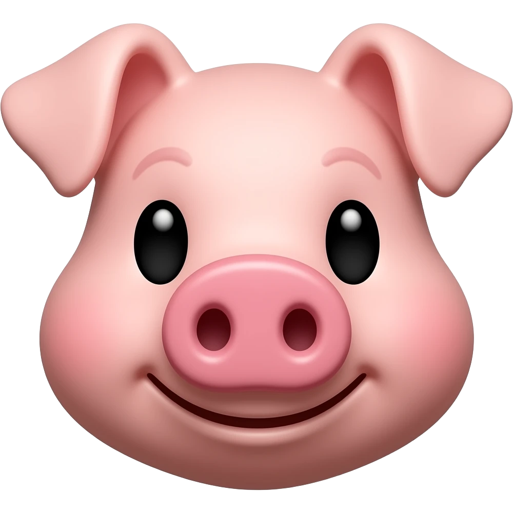 pig face emoji