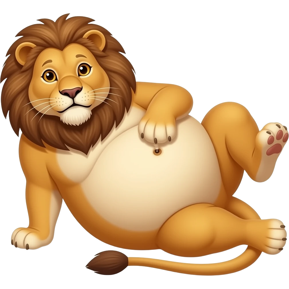 Make this Lioness get stuffed,her belly will so big it would look like she has pregnancy bloating,dare to tickle that Lion girl’s bellybutton,her gut rumbling echoes loud so you can listen to that full tummy,Fat lioness rolls around. emoji