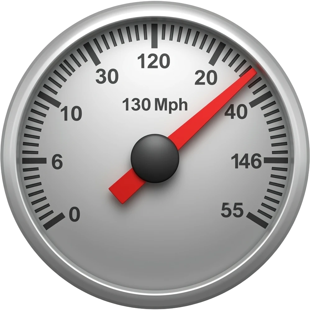 130 mph emoji