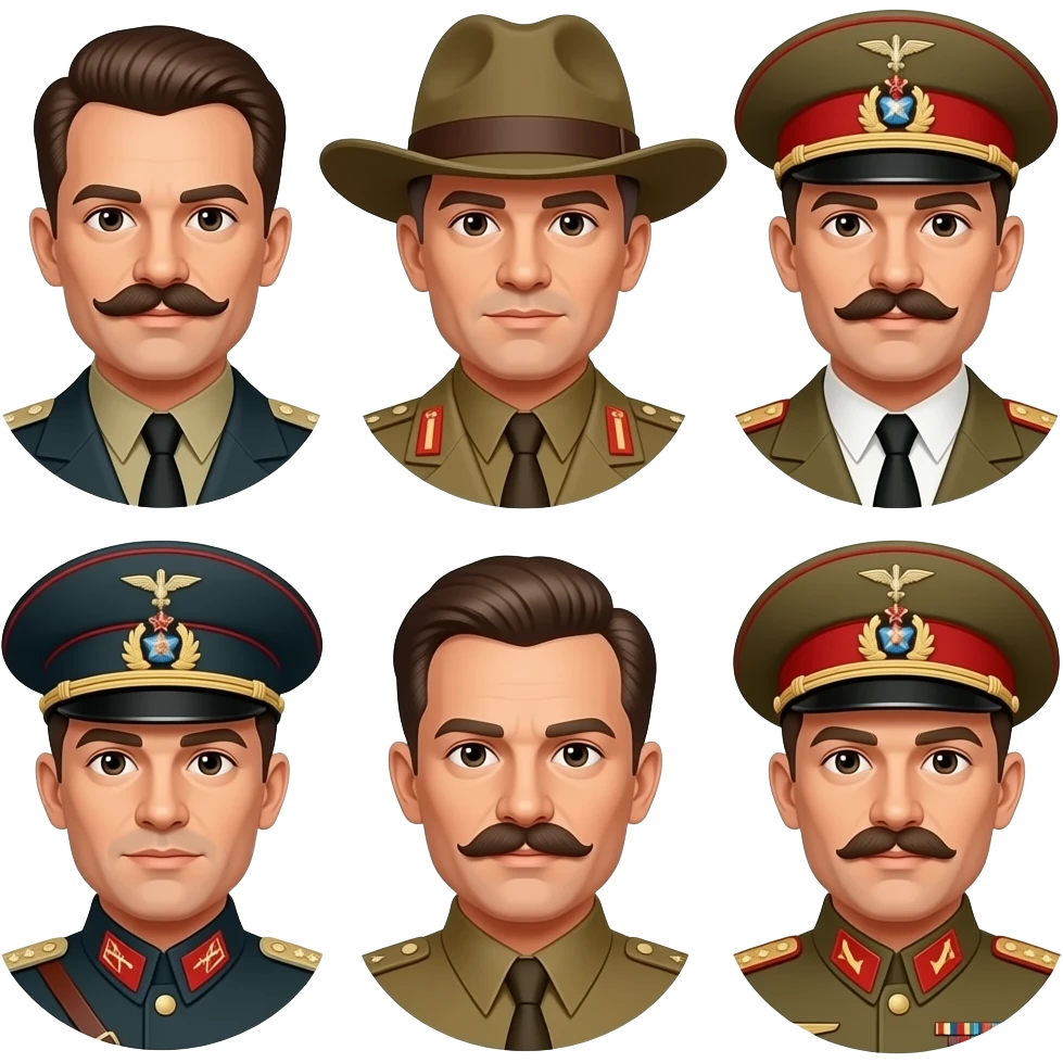 2.dunya savaşı  liderleri emoji