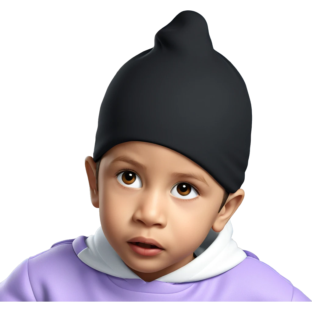boy in hat portrait emoji
