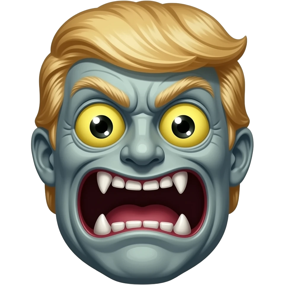 donald trump monster emoji
