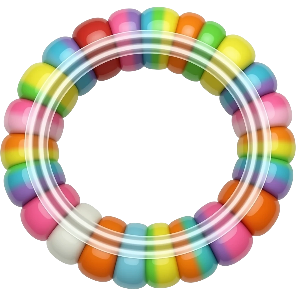 rainbow candy bracelet emoji