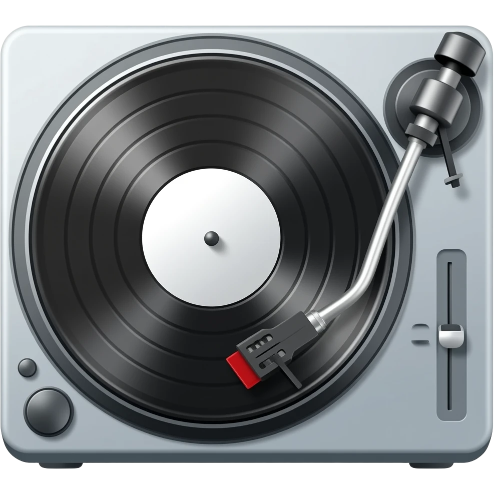 New age turntable emoji