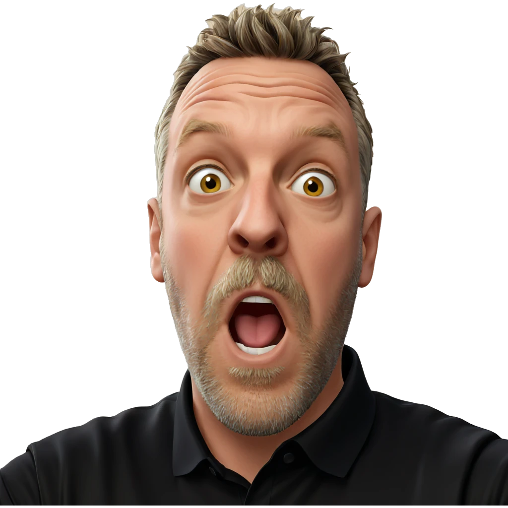 staring portrait of a man emoji