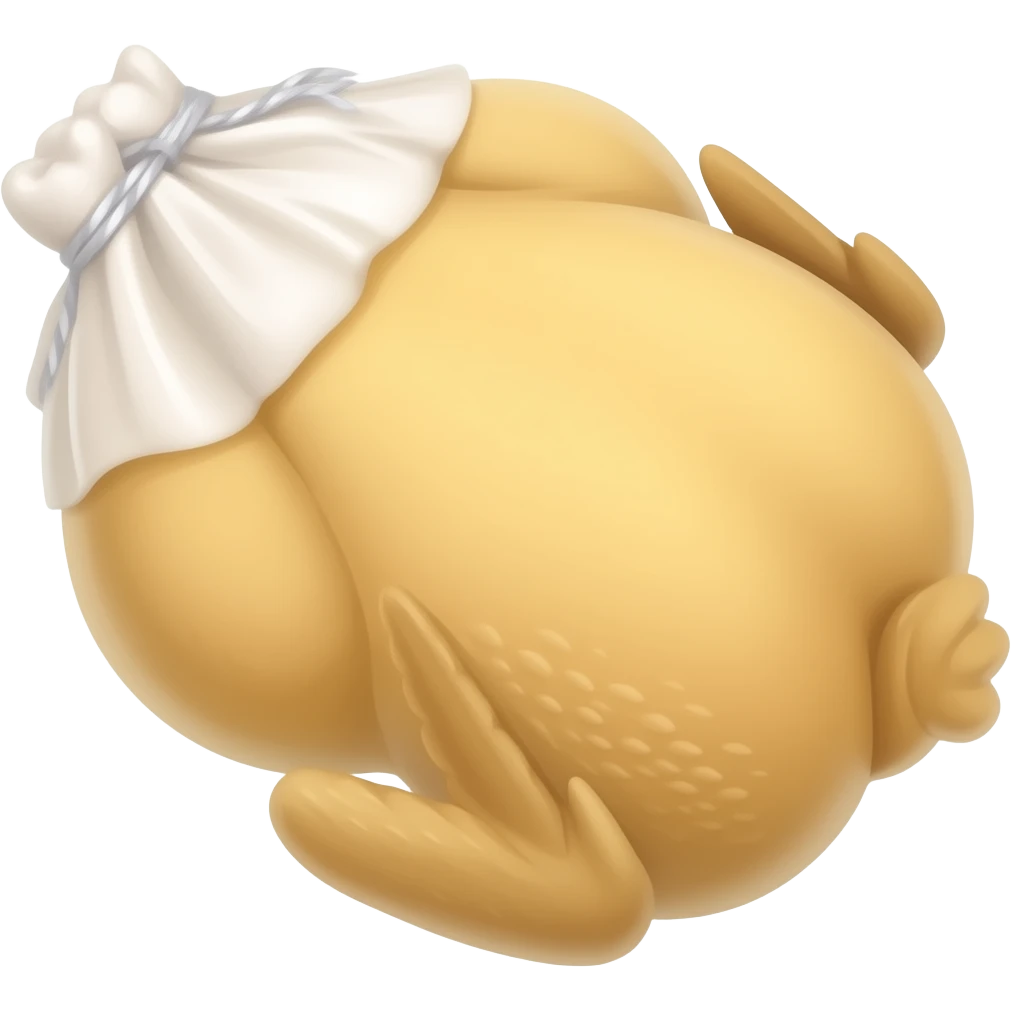 chicken ready to get stuffed emoji