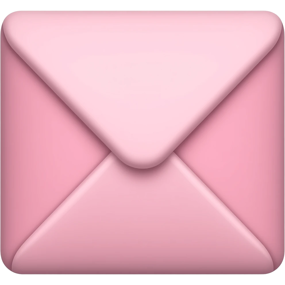 розовые конверты милые emoji